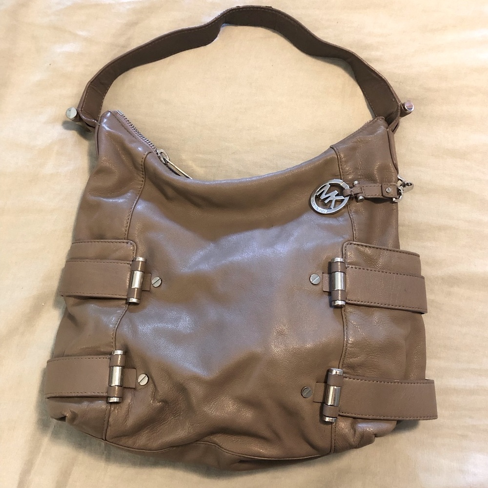 Michael Kors Shoulder Genuine Leather Purse
